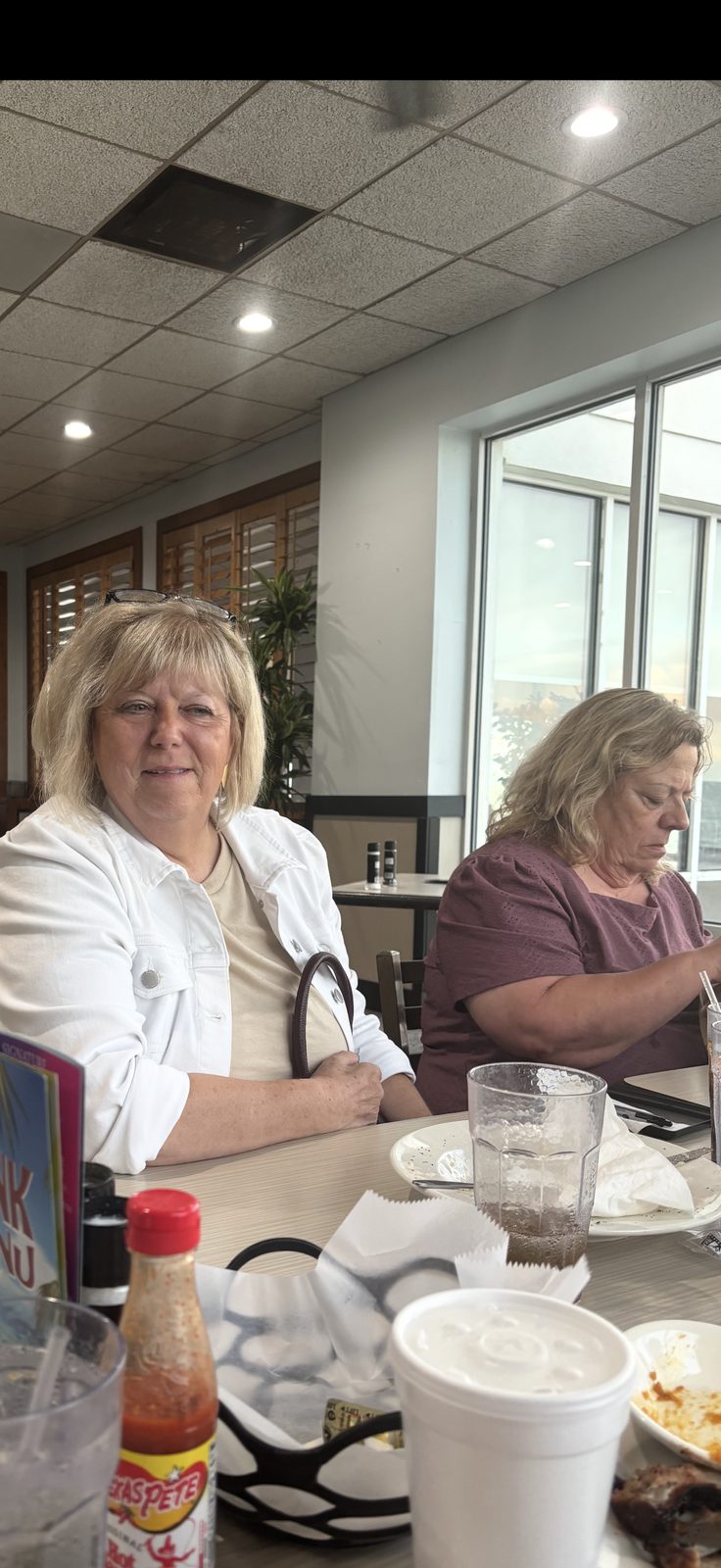 Sharing a meal out together